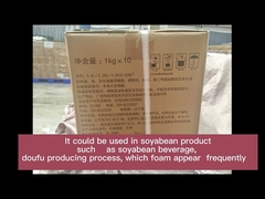Agente antischiuma per uso alimentare per soia e prodotti lattiero-caseari